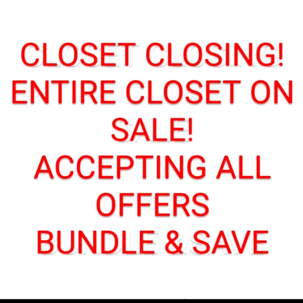CLOSET CLOSING SALE